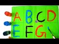 "ABCD Practice Sheet | For Early Learners | Color, Trace & Learn: ABCD Worksheets for Kindergarten"