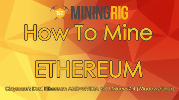 How to Mine Ethereum Only With Claymore
