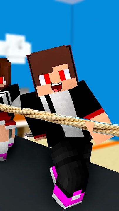Tug Of War JJ and Mikey Squid Game - MAIZEN Minecraft Animation #minecraft #shorts #animation