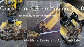 Yanmar BO-8 Quick Attach Modification