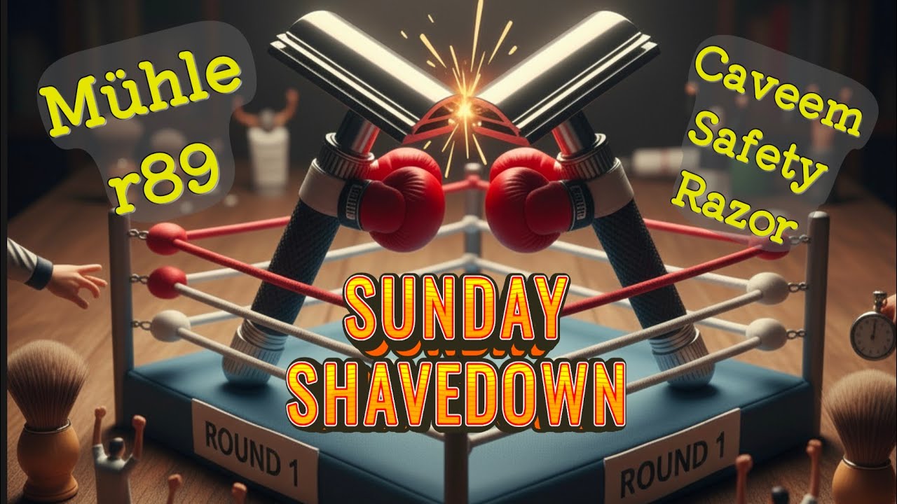 Воскресное бритье: Mühle r89 против безопасной бритвы Caveem