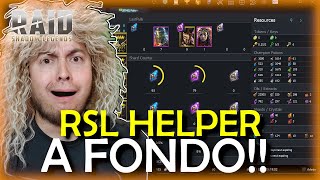 POR FIN!! LA MEJOR Y MAS COMPLETA GUIA DE RSL HELPER!! | RAID SHADOW LEGENDS Espanol