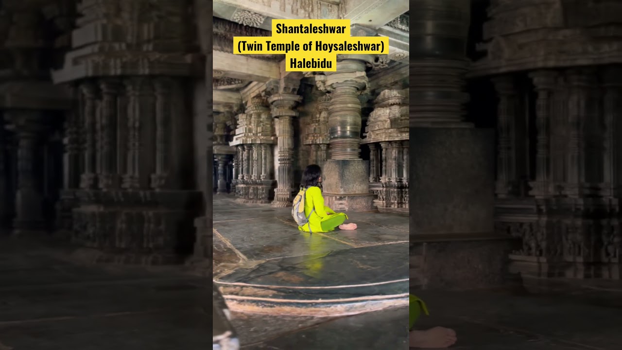 Video thumbnail: #shortsvideo #reelitfeelit #travel #karnatakadiaries #travelindia #templesofindia #halebidu #reels
