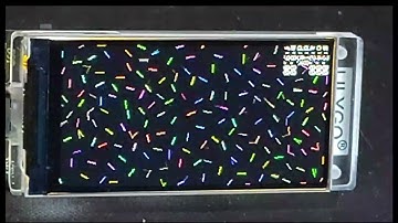 LILYGO T Display S3 ESP32 S3 ST7789 Line Flocking Simulation