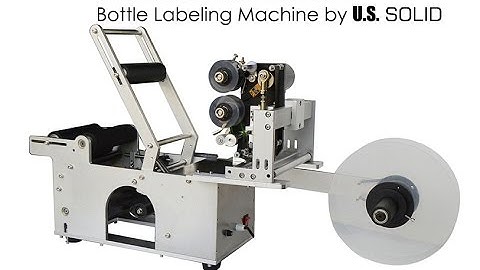 How Use JFVFM00029 Semi-automatic  Bottle Labeling Machine