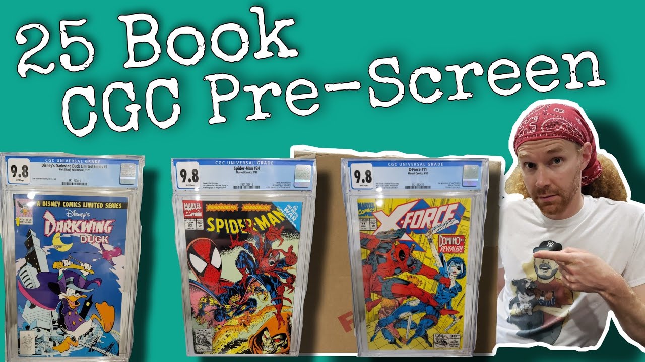 CGC Unboxing 25 Book Pre-Screen - YouTube