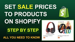 How To Set Sale Price On Shopify Products | How To Set Compare At Price On Shopify | Set SALE Prices screenshot 1