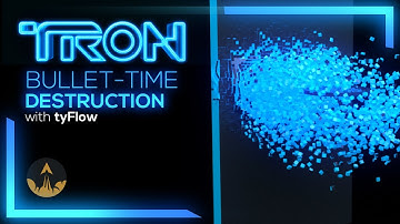 Tron Derez tyFlow Beginner VFX Tutorial 3Ds Max