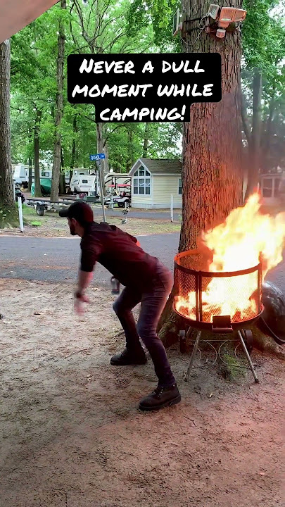Download lagu Lighting a Camp fire fart!?!? I’ve never seen this done before!  #camping #fire #funny