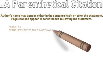 MLA Citation VideoScribe