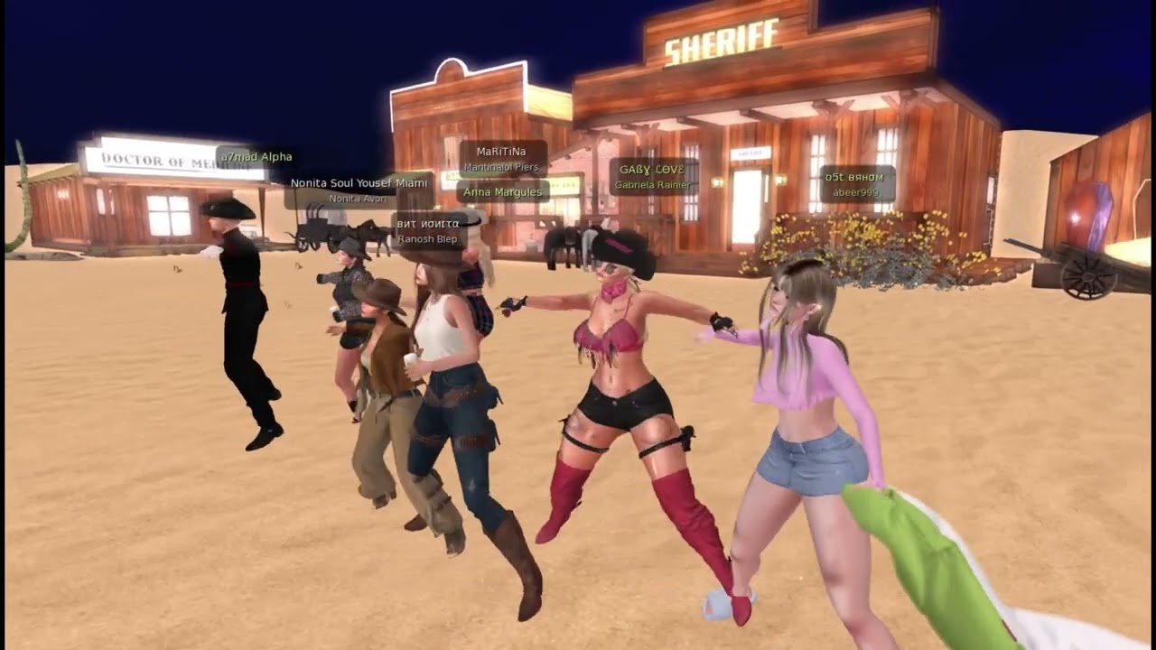 Wild West Party at Cool Club ( second life )