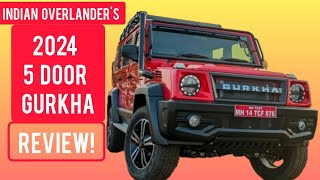 INDIAN OVERLANDER'S 5 DOOR 2024 GURKHA REVIEW! #gurkha #gurkha4x4x4 #forcegurkha #forcegurkha5door