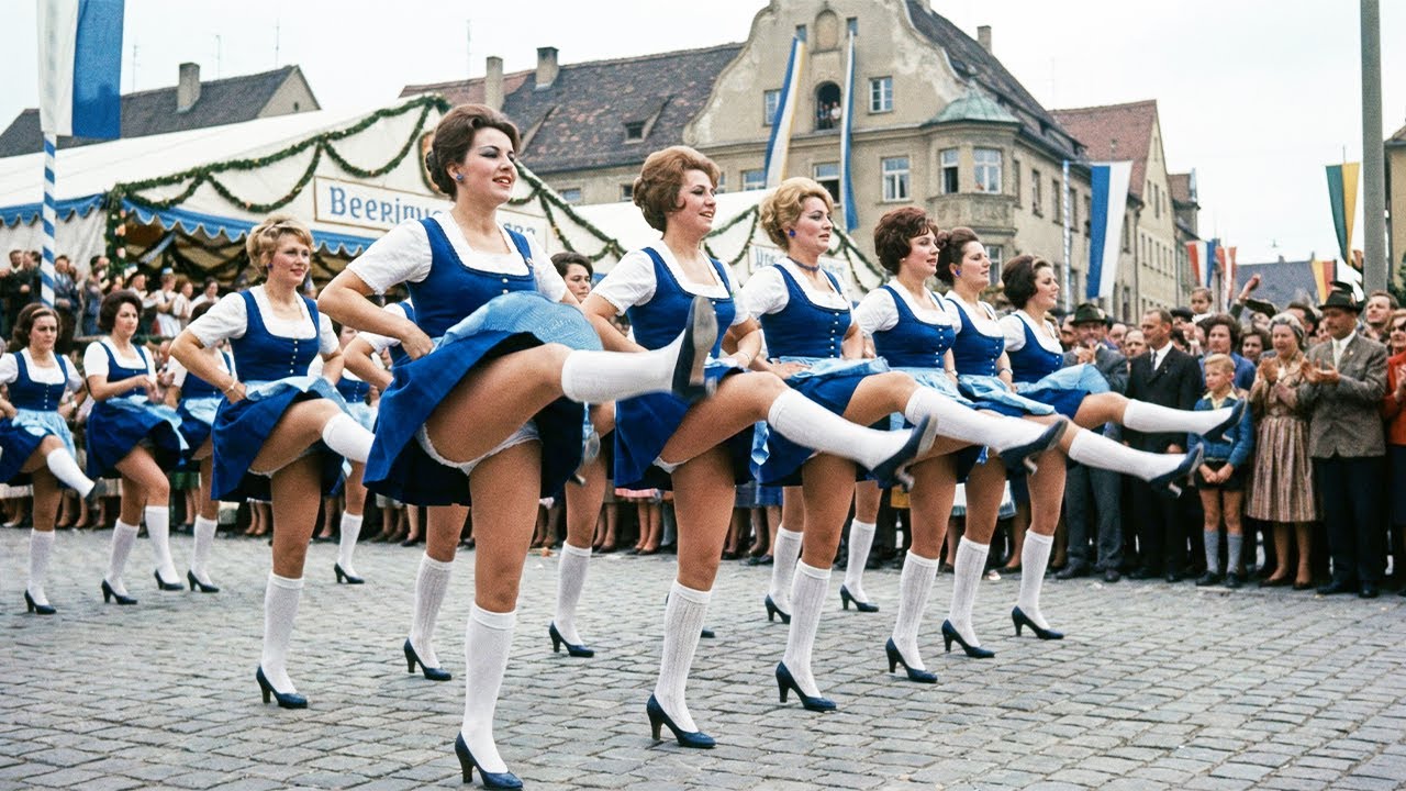ECHTES DEUTSCHLAND DER 60ER! Traditionelle deutsche Frauenmärsche der 1960er Jahre