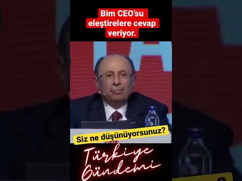 #shorts BİM CEO’su GALİP AYKAÇ Eleştirilere Vevap Veriyor.