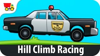 Police Car - Hill Climb Racing games - Kids Car Games screenshot 2