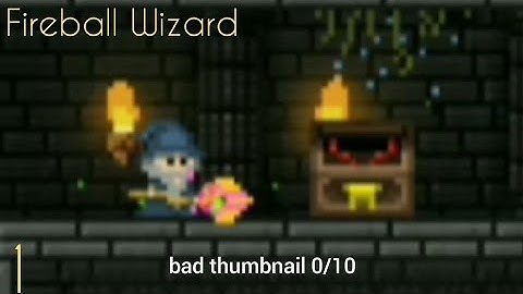 Fireball Wizard - Retro Platformer Game [Floor 1 & ALL SECRETS]