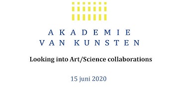 Webinar - Looking into Art/Science collaborations