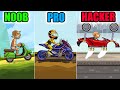 Hill Climb Racing 2 - NOOB vs PRO vs HACKER