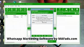 MAFSENDER V12.0 by mafads.com - Free download (Bulk Whatsapp sender 12.0 updated 2021) screenshot 4