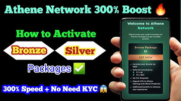 Athene Network Premium Package Buy in 3$ || Athene Mining App New Update ||300% Extra Booster Athene