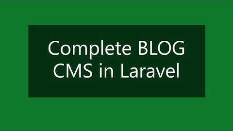 How to Make a Complete Blog CMS in Laravel | Part 19: Edit and Update Profile | Adding Site Settings
