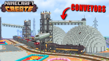 Designing A CEMENT PLANT In Minecraft Create Mod