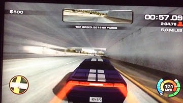 NFS: The Run (Wii) - Master - Chicago 2 (Speed Run) | Dodge Challenger SRT8
