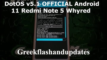 DotOS v5.1 OFFICIAL Android 11 Redmi Note 5 Whyred