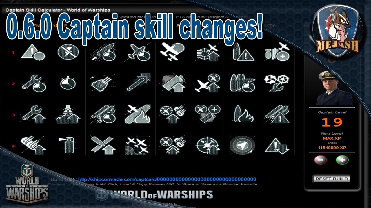 world of warships captain skills points needed world of warships captain skills points needed