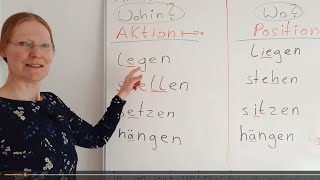 Akkusativ oder Dativ ? / wo oder wohin ? / B1 / learn German grammar - Deutsch lernen