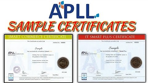 How To Check APLL Course Certificate Samples | APLL Certificate Samples को कैसे चेक करें | APLL