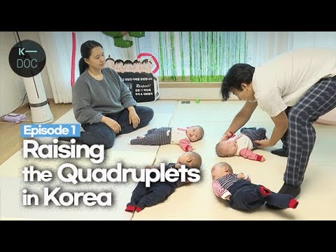 [Episode 1] A Korean couple raising quadruplets | couple vlog