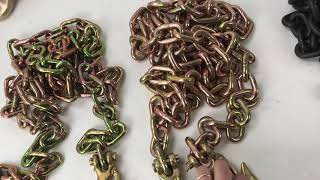 Can a shorter chain make it easier to secure a load on your trailer?