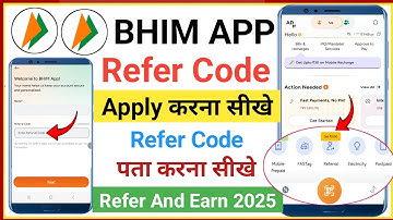 bhim app referral code | bhim app refer and earn