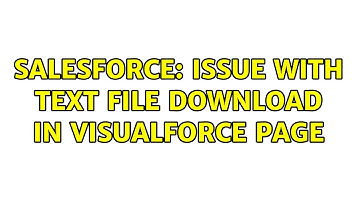 Salesforce: Issue with Text file download in Visualforce page