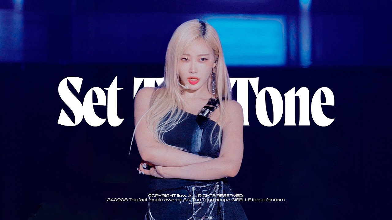 [4K] 240908 더팩트뮤직어워즈 The fact music awards 에스파 aespa 지젤 GISELLE Set The Tone 직캠 fancam