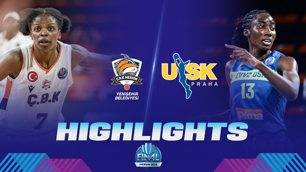 3rd Place Game: CBK Mersin v ZVVZ USK Praha | Highlights | EuroLeague Women 2023