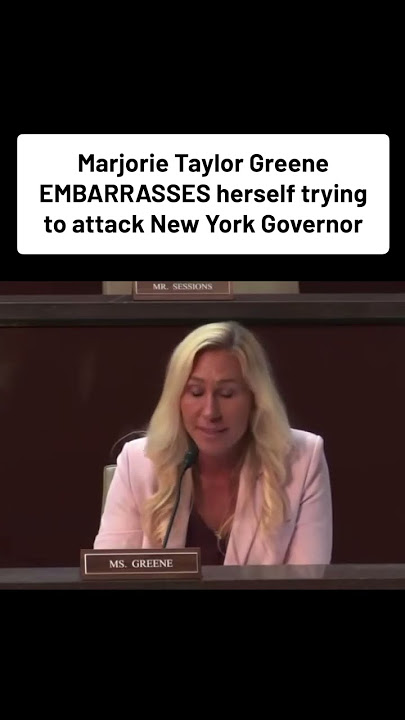 Marjorie Taylor Greene EMBARRASSES herself trying to attack New York Governor