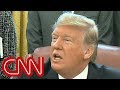 Trump gets testy with reporter over shutdown