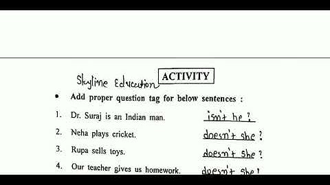 gyansetu dhoran 9 English unit 12 Question tag Solution || bridge course std 9 English kadam 12