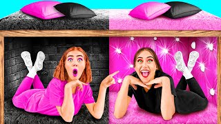 غرف سرية تحت السرير | ريتش vs كسر التحدي Fun Challenge