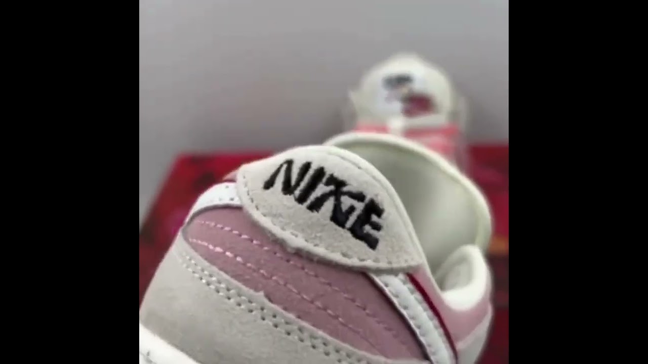 Nike SB Dunk Low SE 85 Double Swoosh Grey Pink Rabbit