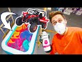 We Hydro Dipped a TOY CAR! *satisfying*