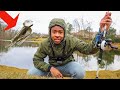 Fishing COLD WATER for Winter BASS (WINTER Chatterbait Fishing)