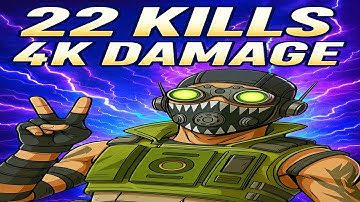 22 Kills + 4K Damage on Octane! 😱🔥 | Apex Legends Wild Card