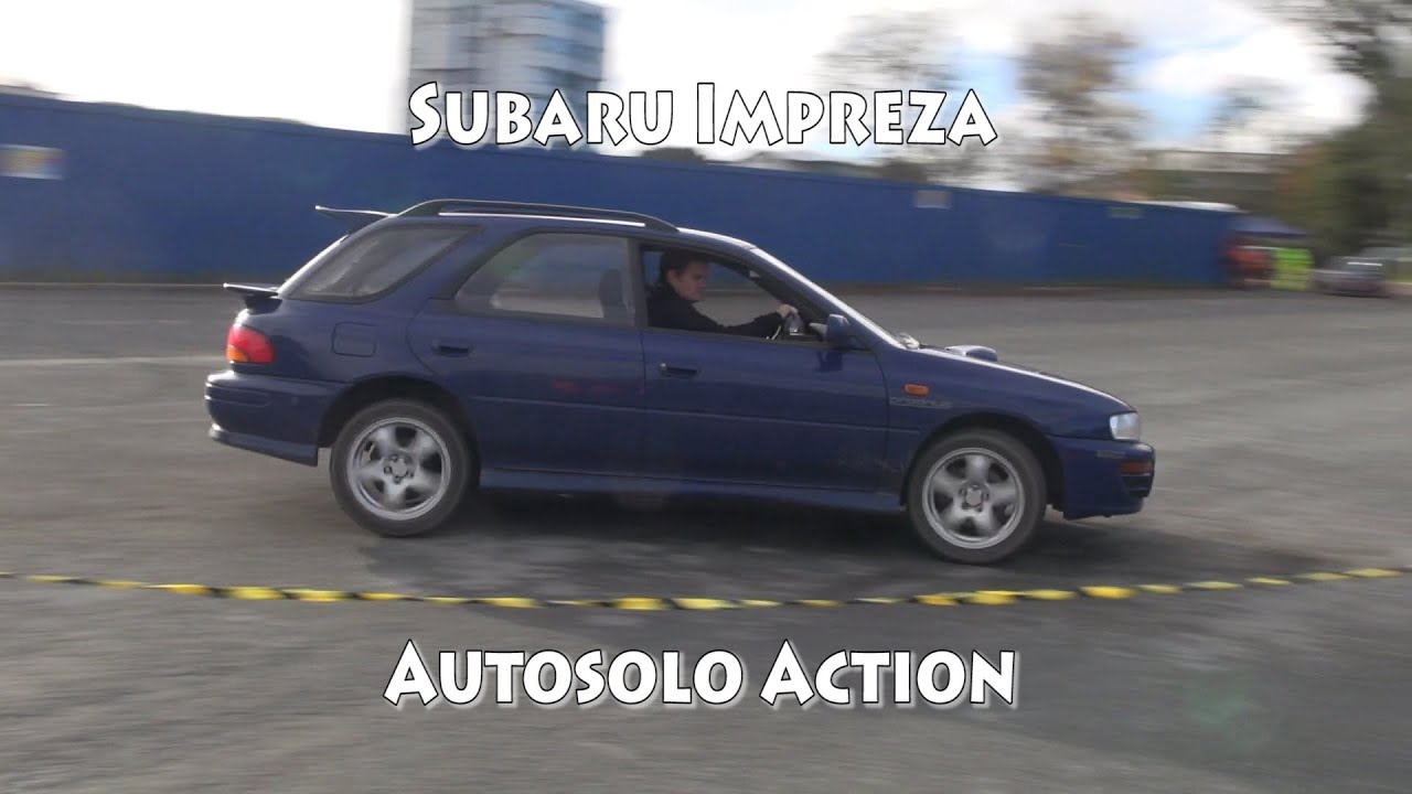 Subaru Impreza at the Able Seaman Simon Memorial Autosolo November 2014