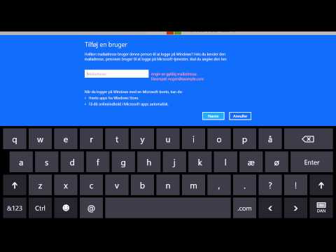 How to video: Opret Microsoft konto - Surface RT