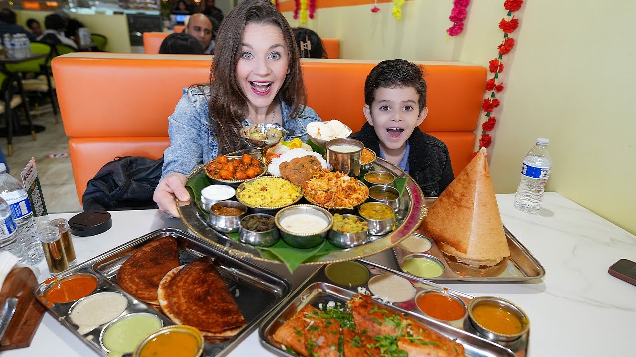 UNLIMITED INDIAN VEGETARIAN THALI! | This is NOT for beginners..