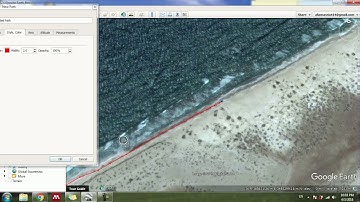 Digitizing shoreline in Google earth and convert to Autocad