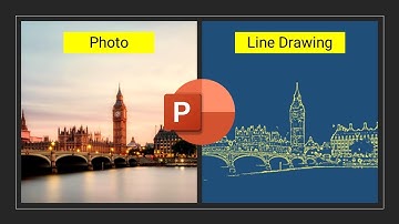 Convert Photo To Line Drawing in PowerPoint
